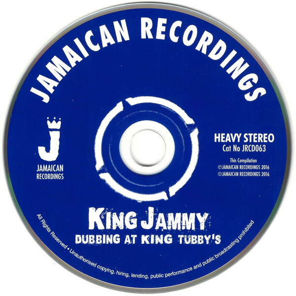 label - Prince Jammy - Dubbing at King Tubby's