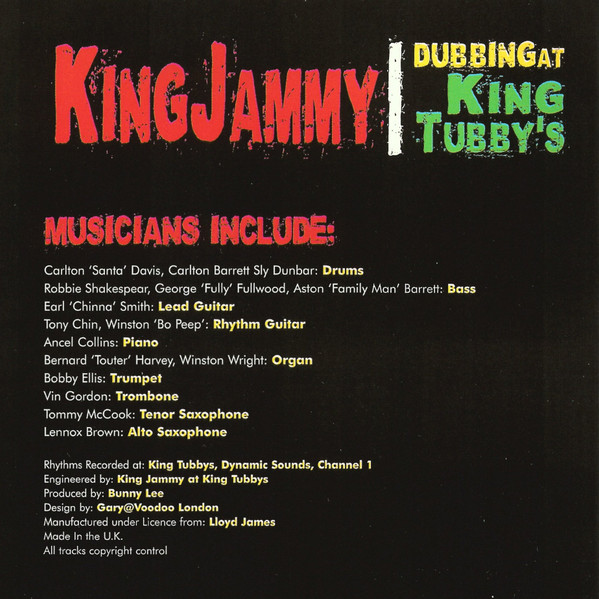 inner - Prince Jammy - Dubbing at King Tubby's