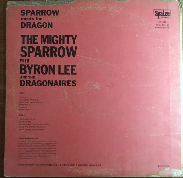 back - Mighty Sparrow With Byron Lee & The Dragonaires - Sparrow Meets The Dragon