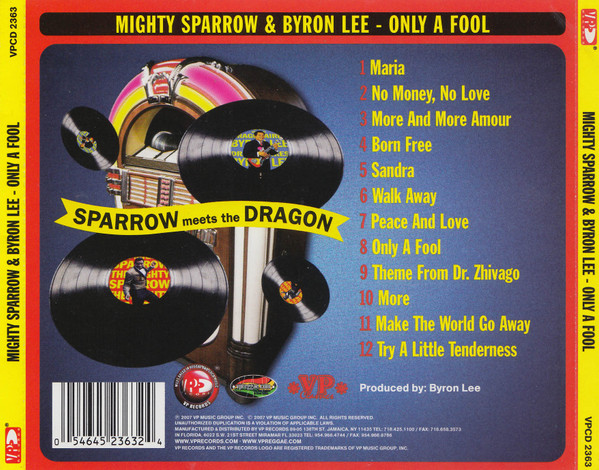 back - Mighty Sparrow With Byron Lee & The Dragonaires - Sparrow Meets The Dragon