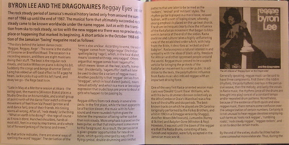 inner - Byron Lee & The Dragonaires - Reggay Eyes
