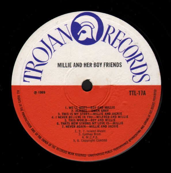 label - Various Artists - Millie And Her Boyfriends