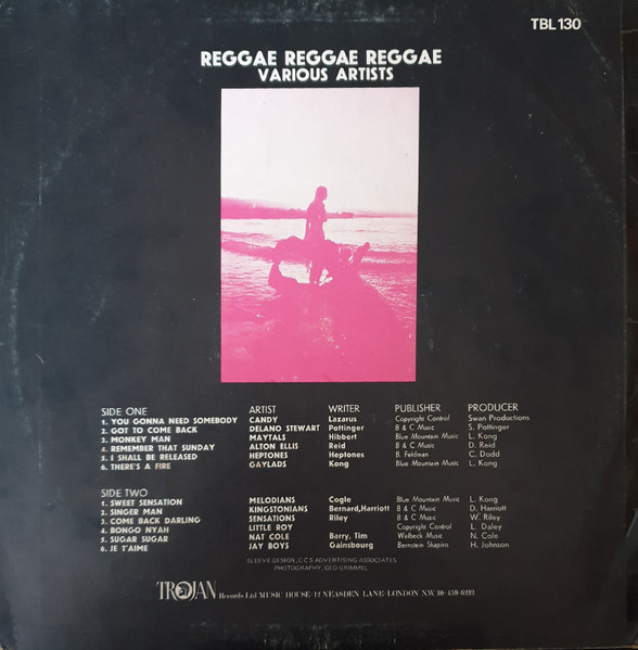 back - Various Artists - Reggae Reggae Reggae