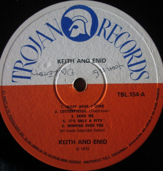 label - Keith Rowe & Enid - Keith And Enid Sing
