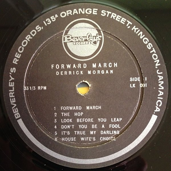 label - Derrick Morgan - Forward March!