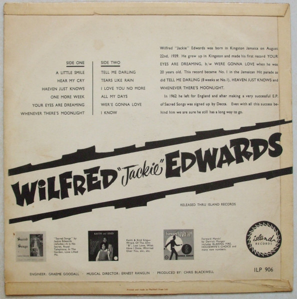 back - Jackie Edwards - The Most Of Jackie Edwards