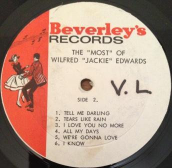 label - Jackie Edwards - The Most Of Jackie Edwards