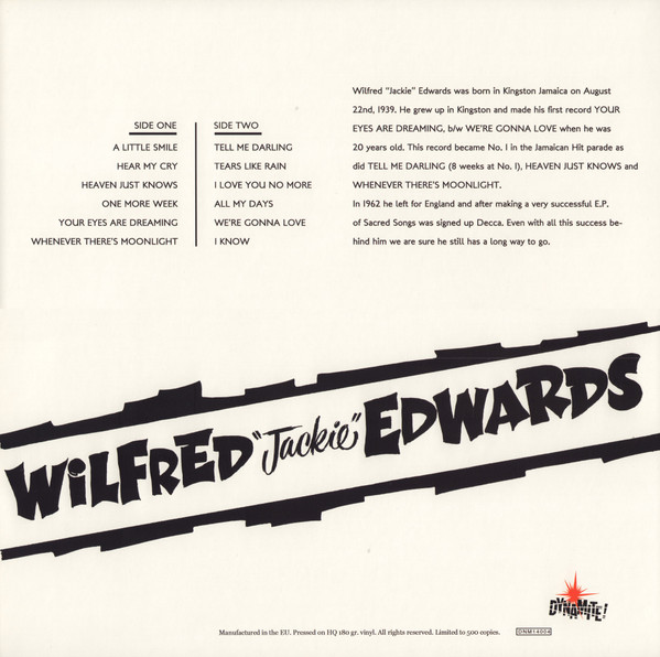 back - Jackie Edwards - The Most Of Jackie Edwards