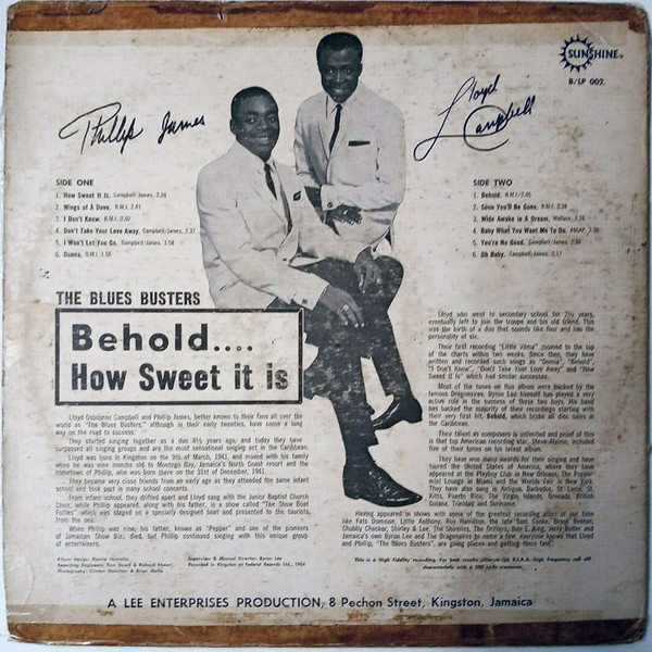 back - The Blues Busters - Behold... How Sweet It Is