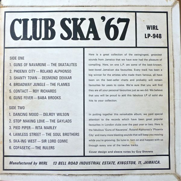 back - Various Artists - Club Ska '67