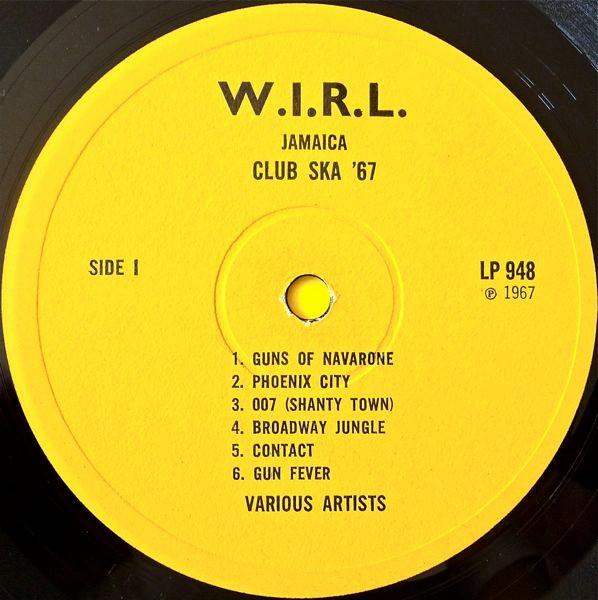 label - Various Artists - Club Ska '67