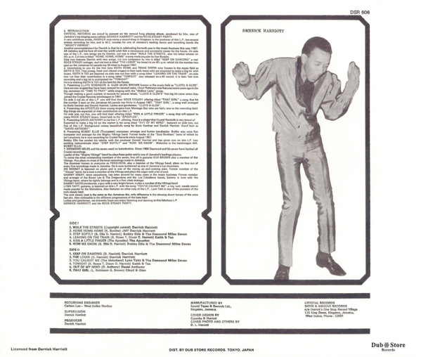 back - Derrick Harriott & Various Artists - Derrick Harriott's Rocksteady Party