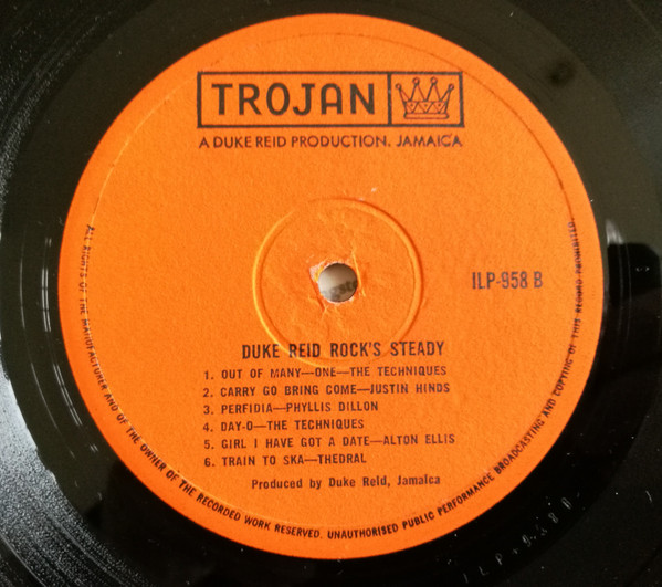 label - Various Artists - Duke Reid Rock's Steady