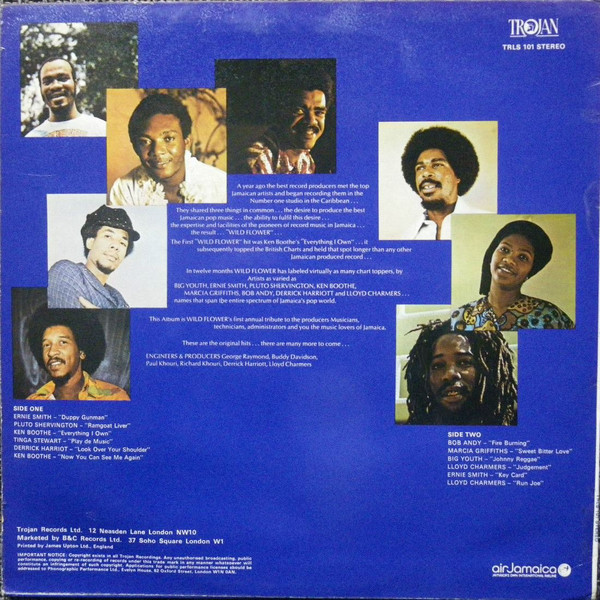 back - Various Artists - Original Wild Flower Reggae Hits