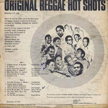 back - Various Artists - Original Reggae Hot Shots