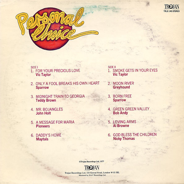 back - Various Artists - Personal Choice