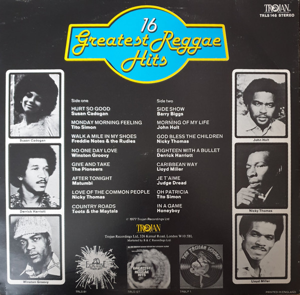 back - Various Artists - 16 Greatest Reggae Hits