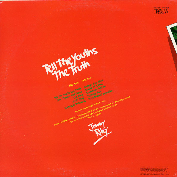 back - Jimmy Riley - Tell The Youths The Truth