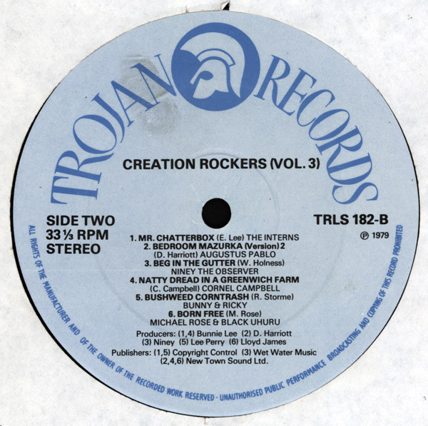 label - Various Artists - Creation Rockers Volume 3