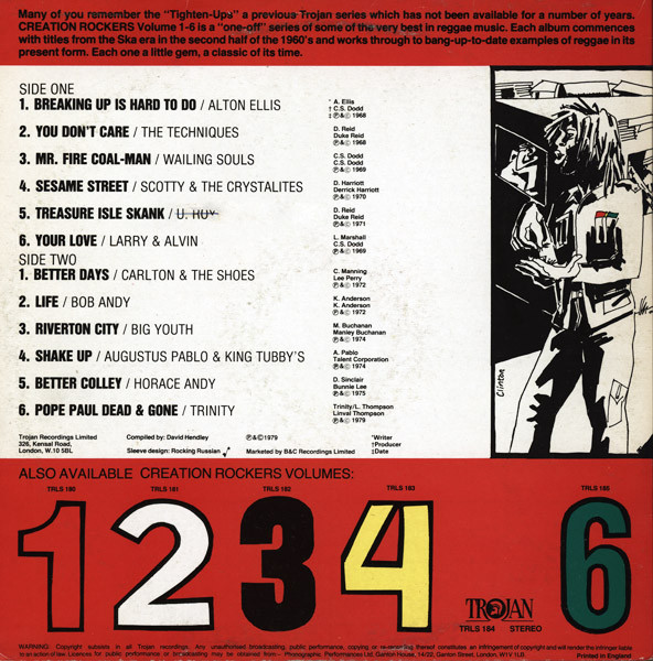 back - Various Artists - Creation Rockers Volume 5