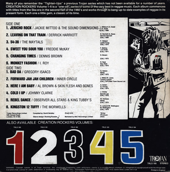 back - Various Artists - Creation Rockers Volume 6