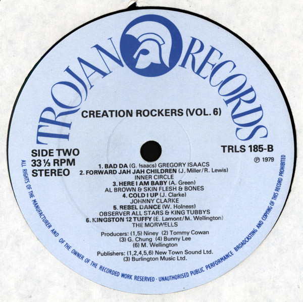 label - Various Artists - Creation Rockers Volume 6