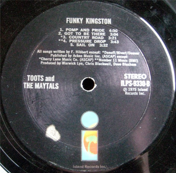 label - Toots Hibbert & The Maytals - Funky Kingston