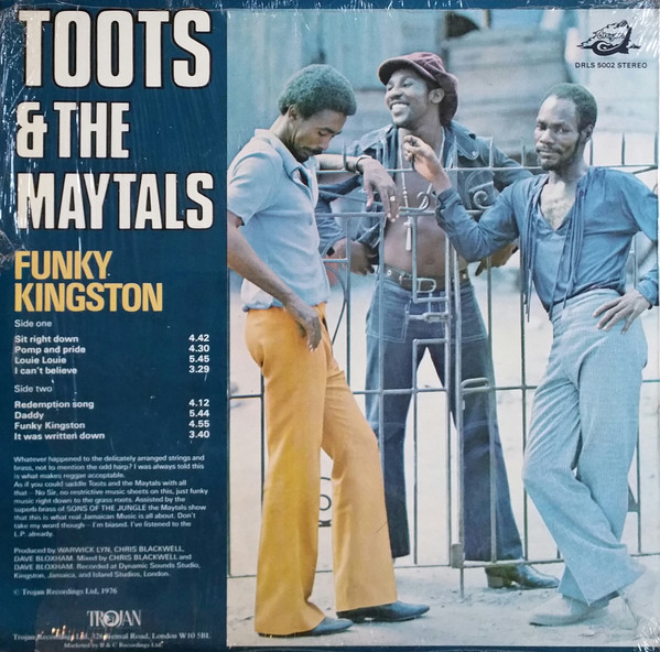 back - Toots Hibbert & The Maytals - Funky Kingston