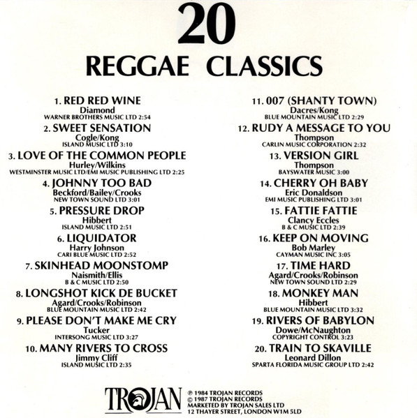 inner - Various Artists - 20 Reggae Classics 