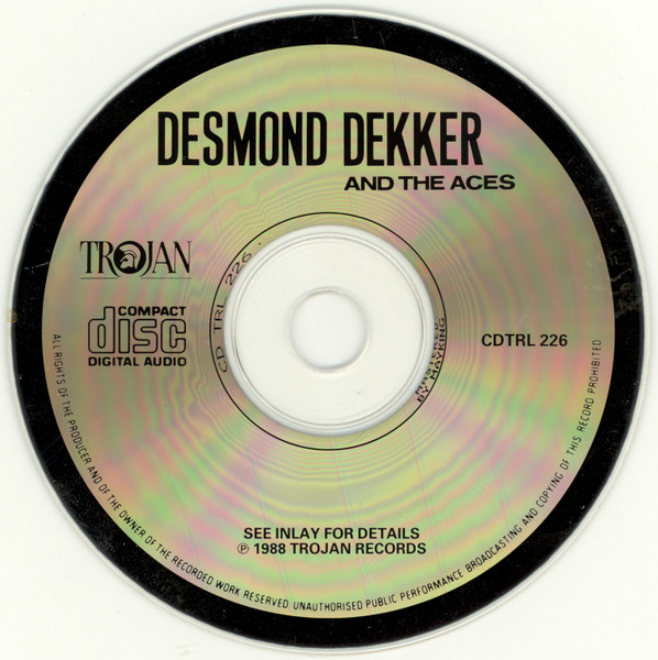 label - Desmond Dekker & The Aces - The Original Reggae Hitsound Of Desmond Dekker And The Aces