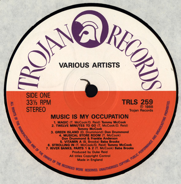 label - Various Artists - Music Is My Occupation