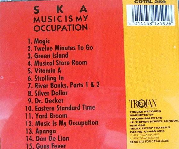 back - Various Artists - Music Is My Occupation