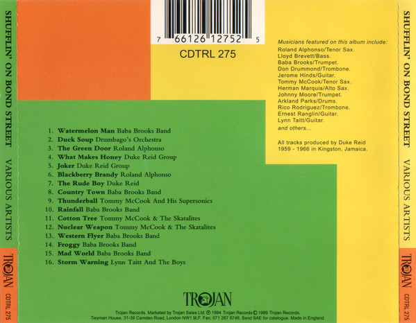 back - Various Artists - Shufflin On Bond Street