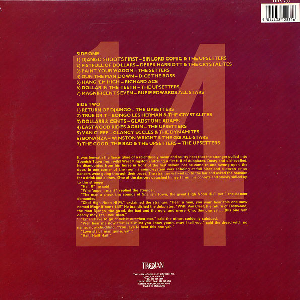 back - Various Artists - The Magnificent Fourteen (14 Shots Of Western Inspired Reggae)