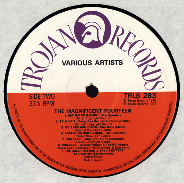 label - Various Artists - The Magnificent Fourteen (14 Shots Of Western Inspired Reggae)