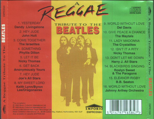 back - Various Artists - Yesterday (16 Fab Beatles Reggae Classics)