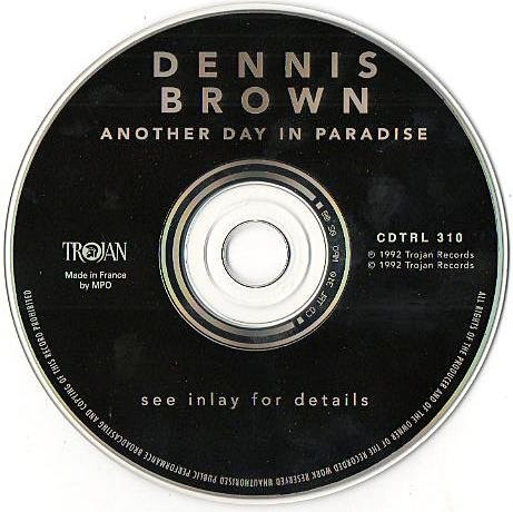 label - Dennis Brown - Another Day In Paradise