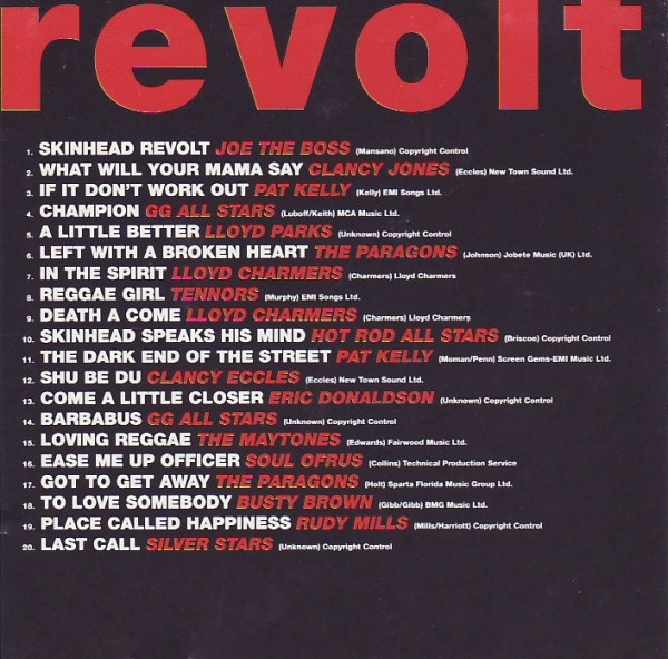 inner - Various Artists - Skinhead Revolt (20 Skinhead Classics)