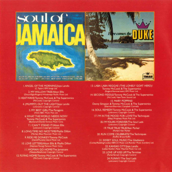 inner - Various Artists - Soul Of Jamaica & Here Comes The Duke