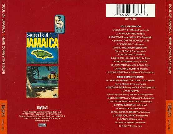 back - Various Artists - Soul Of Jamaica & Here Comes The Duke