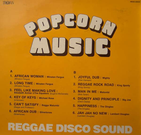 back - Various Artists - Popcorn Music - Reggae Disco Sound