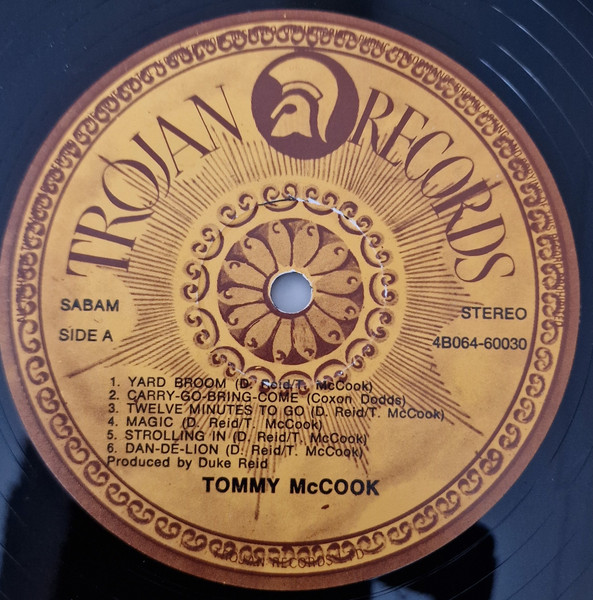 label - Tommy McCook & The Skatalites - Dance The Ska Vol. 6