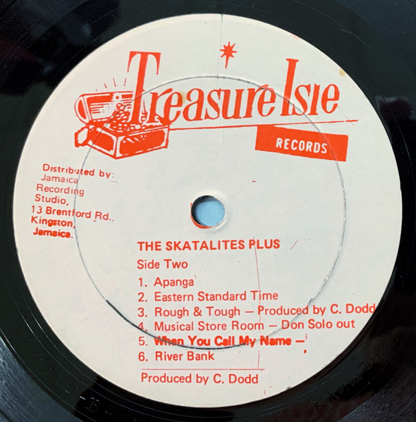 label - Tommy McCook & The Skatalites - The Skatalite!