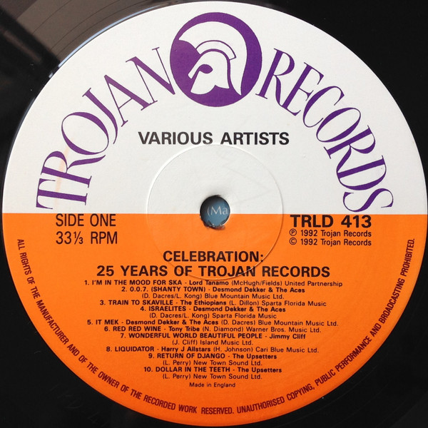 label - Various Artists - Celebration - The Best Of Reggae