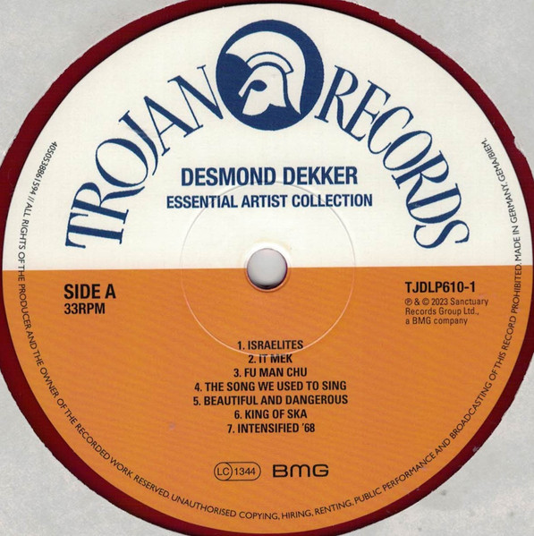 label - Desmond Dekker - Essential Artist Collection 