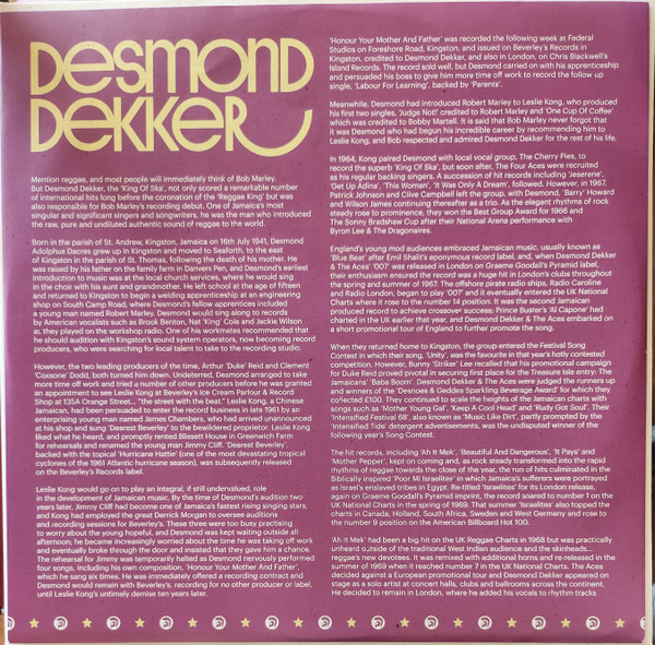 inner - Desmond Dekker - Essential Artist Collection 