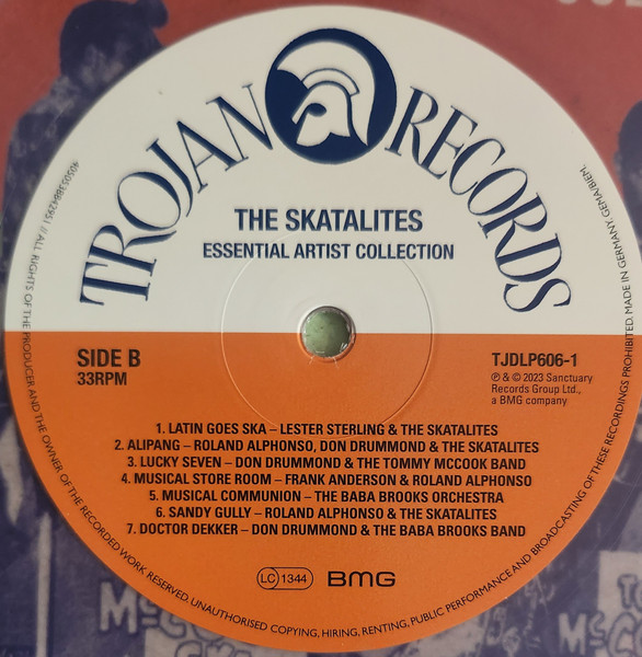 label - The Skatalites - Essential Artist Collection