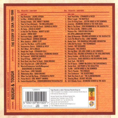 back - Various Artists - Rough & Tough (The Story Of Ska 1960-1966)