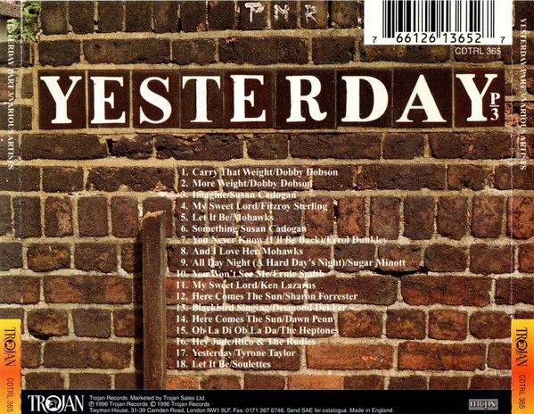 back - Various Artists - Yesterday Part 3