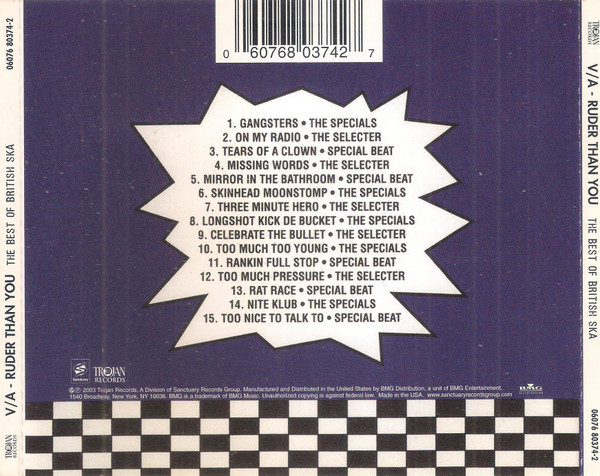 back - Various Artists - Ruder Than You - The Best Of British Ska